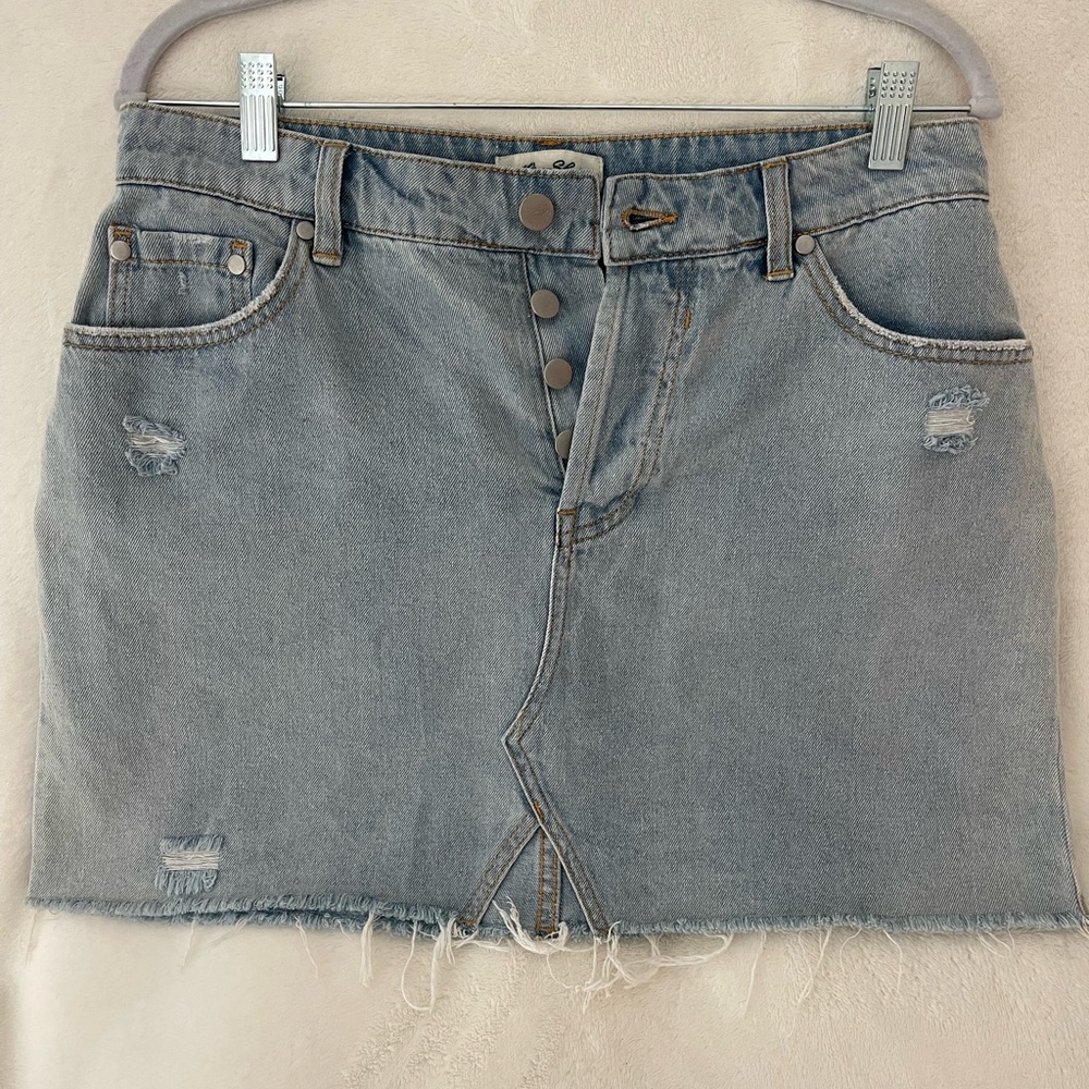 Miss Shop denim skirt size 8 (12UK size)
